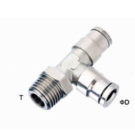 4mm - 16mm Brass One Touch Push-in Fitting Slot Type , Pneumatic Tube Fittings