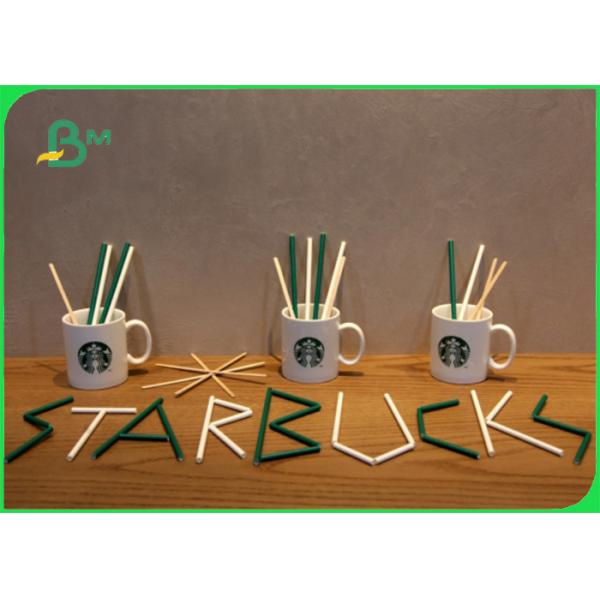 Taille 14mm papier imperméable de 60gsm blanc/de brun karft pour le petit pain de pâte de bois de paille