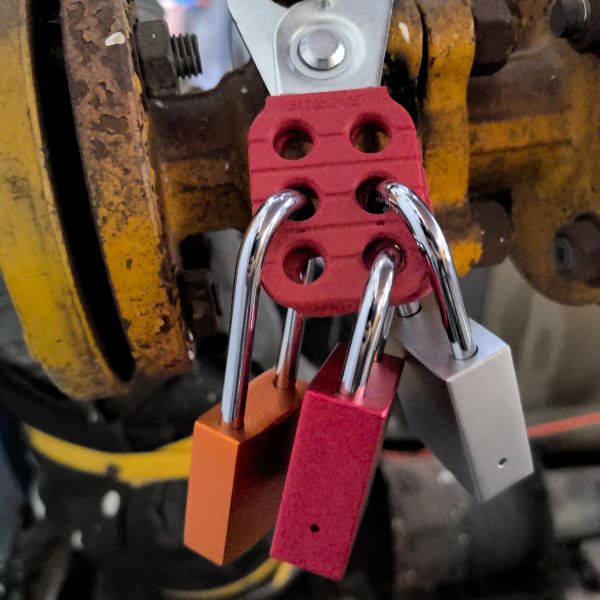 40mm Heavy Duty Industrial Safety Lockout Padlocks Outdoor Square Type Aluminum Eco-Friendly Durable High Safety Keyed Alike
