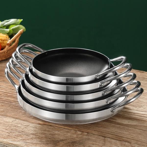 Stylish Easy To Clean Kitchen Cookware Extra Thick Aluminium Non Stick Coated Pan