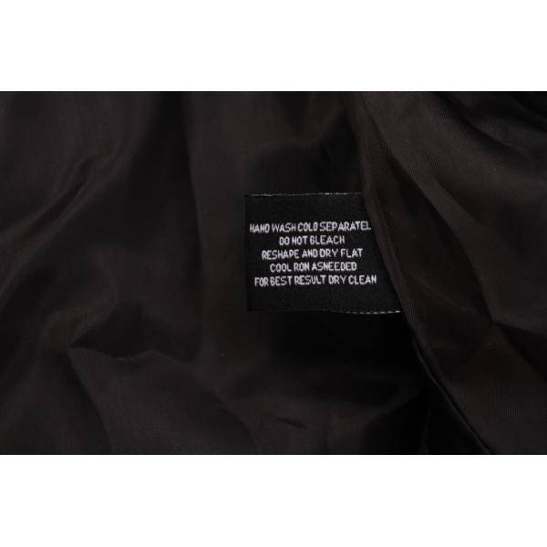 Matel Zipper Rib Cuff Longline Parka Coat Womens 69% Rayon 27% Nylon