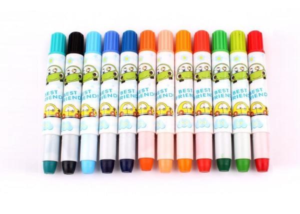 Eco-friendly fancy 24 colors  Non-toxic wax crayon set/ 24colors rotating body crayon for children