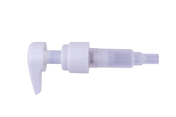 Food Grade 28mm Lotion Pump Head Cover 28/400 Gold Dispenser 8.0cc For Dosage Syrup Bottle