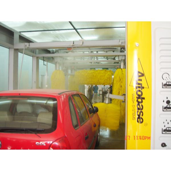 TEPO-AUTO Tunnel Car Wash System Yellow Brush For Car Washing