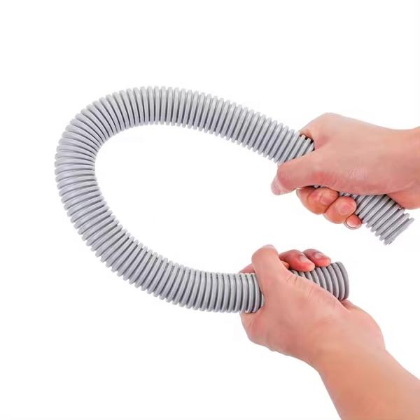 25mm Flexible PVC Corrugated Conduit in Grey for Standard Electrical Applications