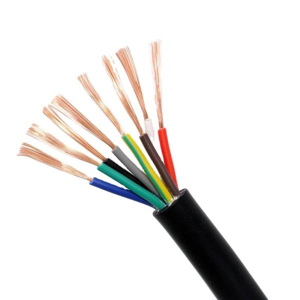 Cabos elétricos com núcleo de cobre múltipla PVC isolados flexíveis blindados para uso industrial