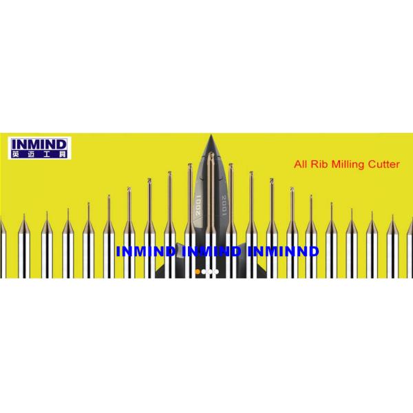 TIALN SiN AlTiN Coated Solid Carbide End Mill Cutter For Milling Machine Tools