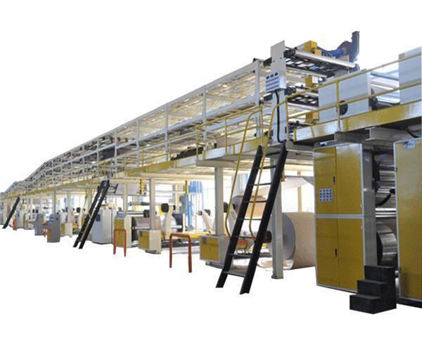 3 5 7 ply automatic paperboard making machine single facer corrugated cardboard carton box production machine line