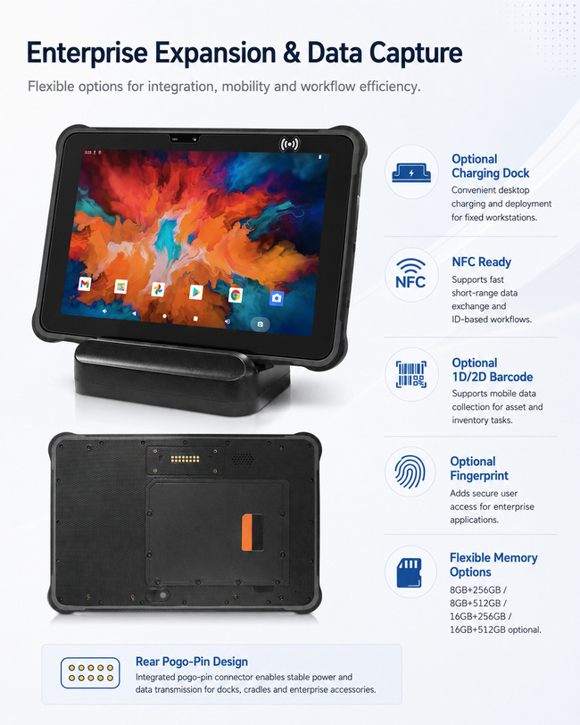 Rugged Tablet 10.1 Inch Connects Equipment Tracking with Onsite Team Data Reports
