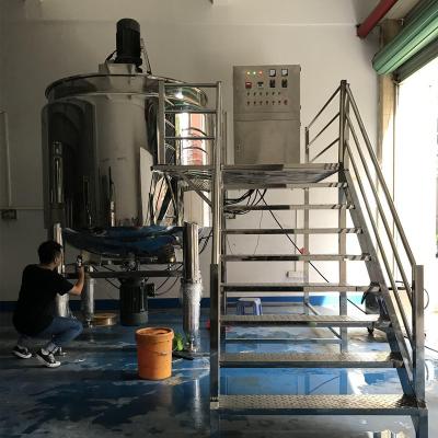 Máquina de mistura de sabão homogeneizador líquido com aquecimento elétrico