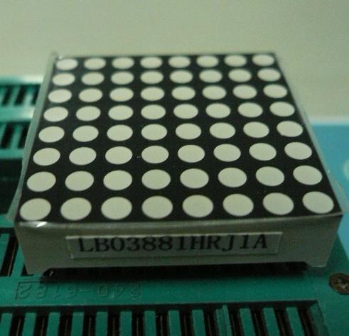 Electronic Video 8X8 Led Dot Matrix led Message Board IC Compatible
