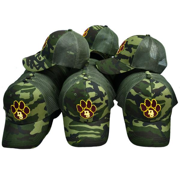 Green Mesh Trucker Hat Custom 6 Panel Gorra Trucker Cap With Embroidery Logo