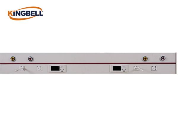 Hospital ICU Bed Head Panels With Nurse Call Vacuum / Oxygen Gas 1500mm Length