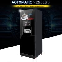 Estación de metro Maquina de café de pie Maquina de venta de leche y té soporte IOT