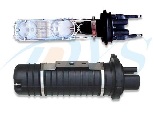OFSC-009 96 Core ABS Fiber Optic Splice Closure Valve Option For Pressure Testing