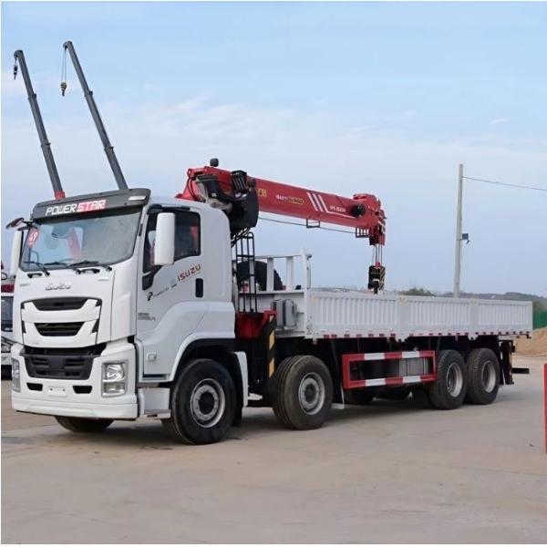 Effortless 8X4 16t Hydraulic Straight Boom Truck Mounted Crane Mobile Crane Truck