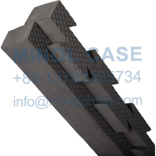 Aluminum Flight Case Black Series Heavy-Duty Road Case For 61-Note Keyboard