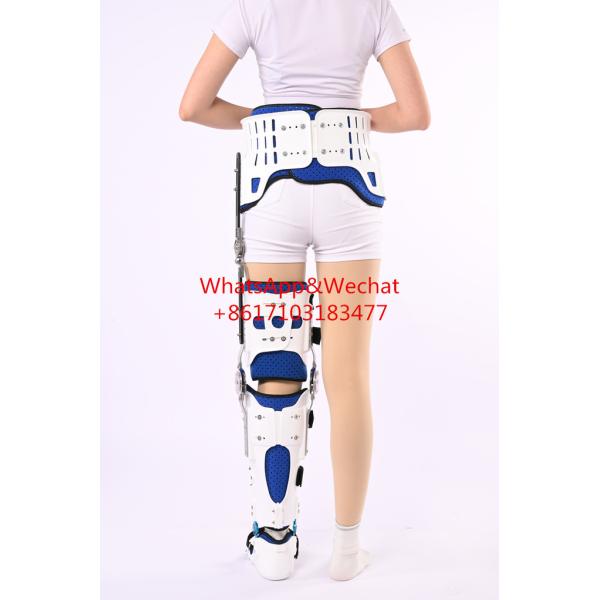Medical Orthopedic ROM Post-op Abduction Brace Hip-Knee-Ankle-Foot Orthosis (HKFO)