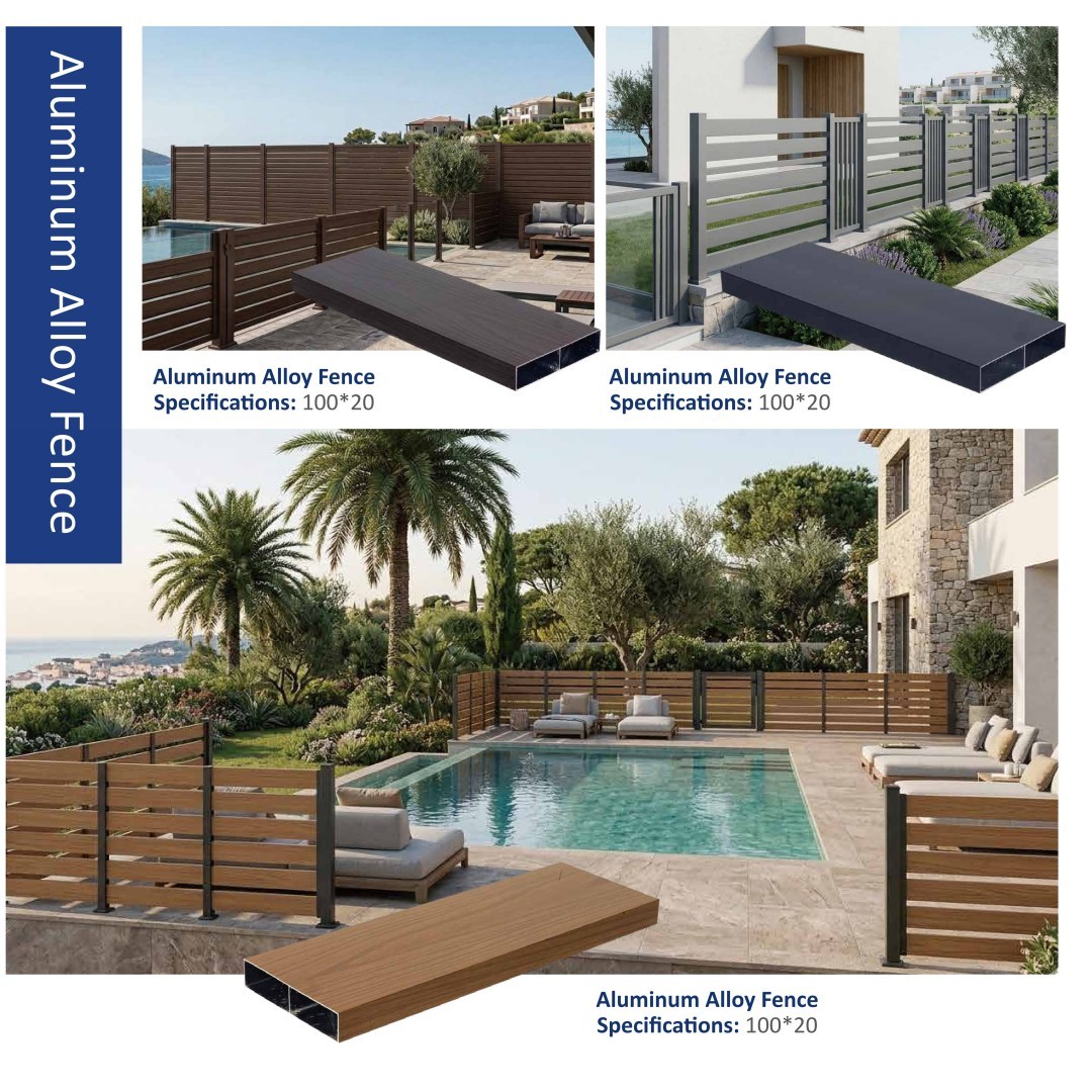 Modular Aluminum Alloy Fence High Strength Weather Resistant