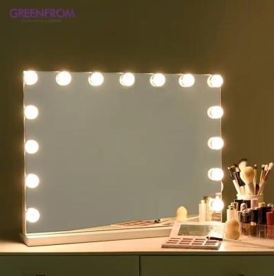 Rectangle Vanity Touch Screen Mirror Smart Vanity Makeup Mirror Customized
