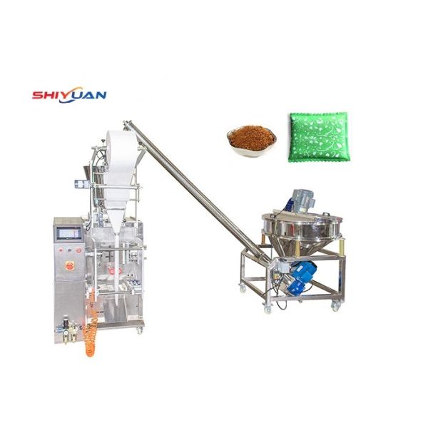 PLC Control Vertical Automatic Packaging Machine , Powder Soap Packing Machine