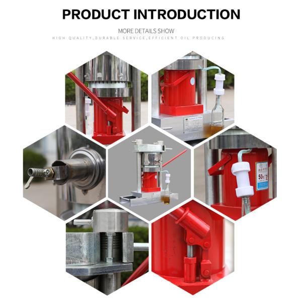 220V/380V Cocoa Oil Expeller Commercial Cocoa Butter Hydraulic Oil Press/ Walnut Oil Press Machine for Cold Hot Pressing