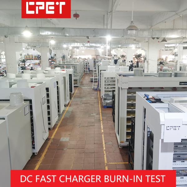 Estación de carga de cargadores rápidos de corriente continua para vehículos eléctricos soporte de equipo de prueba de quema personalizado