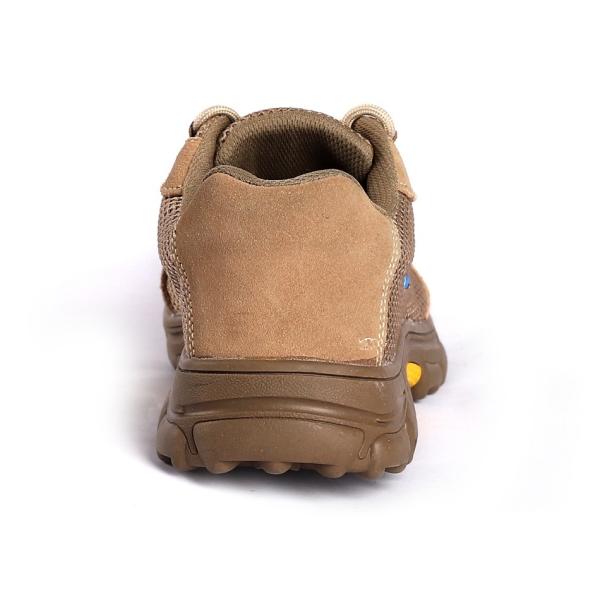 Unisex Microfiber Leather Comfortable EVA Insole Metal Eyelets Rubber Work Land Safety Shoes