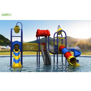 Swimming Pool Water Slide Customization Water Park Play Equipment 835*445*465CM