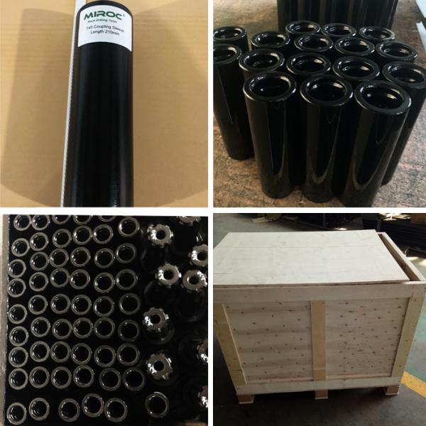 Компоненты соединения рукава трубы патронной втулочной муфты R32 150mm карбида вольфрама продетые нитку