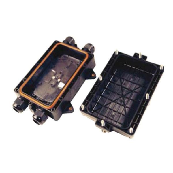 Waterproof IP68 Fiber Enclosure Box , 24 Fiber Airtight Fiber Optic Pull Box