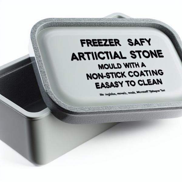 Freezer Safe Artificial Stone Mould with Non-Stick Coating Easy to and Clean