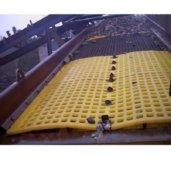 Fine Modular Polyurethane Vibrating Screen Mesh 610x610mm with High Screening Efficiency