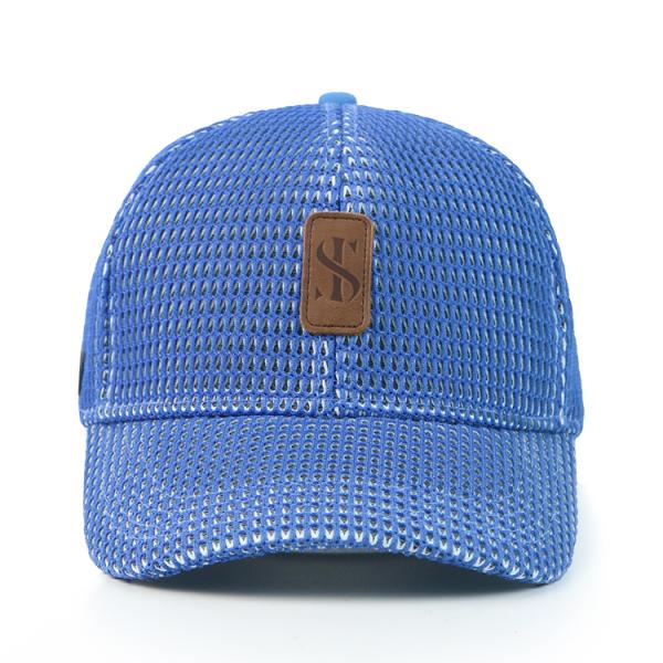 Full Mesh 6 Panel Quick Dry 58cm Fitted Baseball Cap