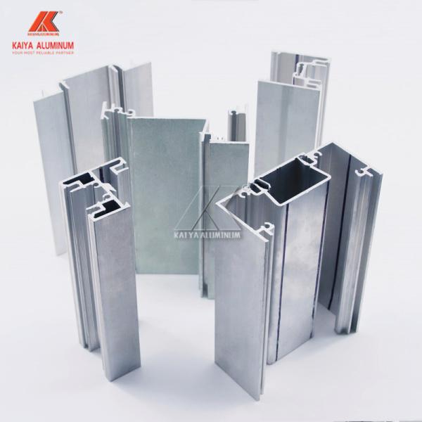 6063 Extruded Construction Sliding Door Aluminum Alloy Profile For UK Market