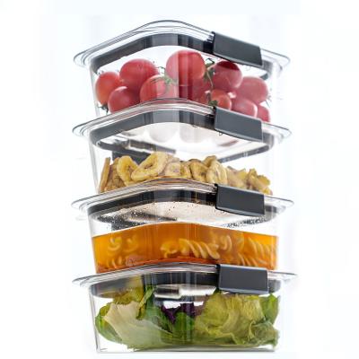 Contenants de stockage des aliments sans BPA avec couvercle, étanches à l'air, pour le déjeuner, la préparation des repas et les restes