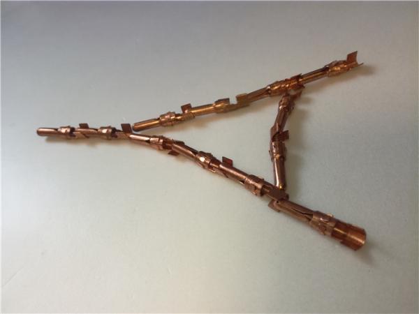 Auto Spare Parts Sheet Metal Bending Dies Brass Female Unsealed Electrical Connector