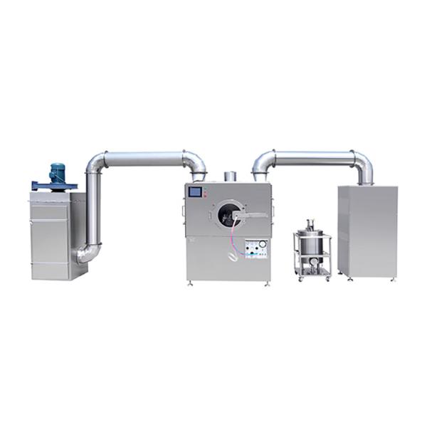 Low Consumption Tablet Film Coating Machine For 1200mm Sugar Coating Drum Diameter