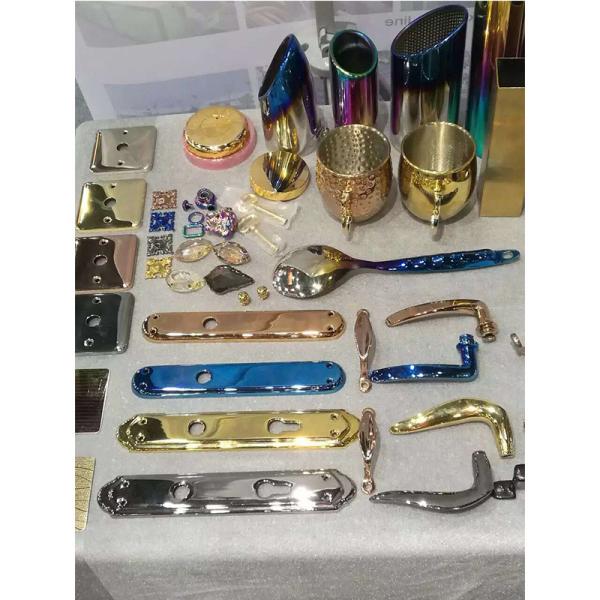 Customized Size Stainless Steel Metal PVD Vacuum Coating System For Golden Rose Gold Blue Gray Black Rainbow Color
