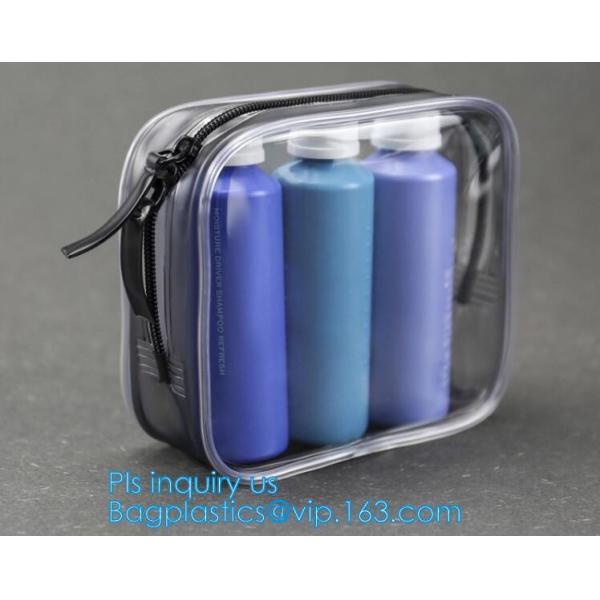 Good Design Fashion Zippered PVC Makeup Bag, holographic makeup bag pvc cosmetic bag, portable funny travel makeup pouch