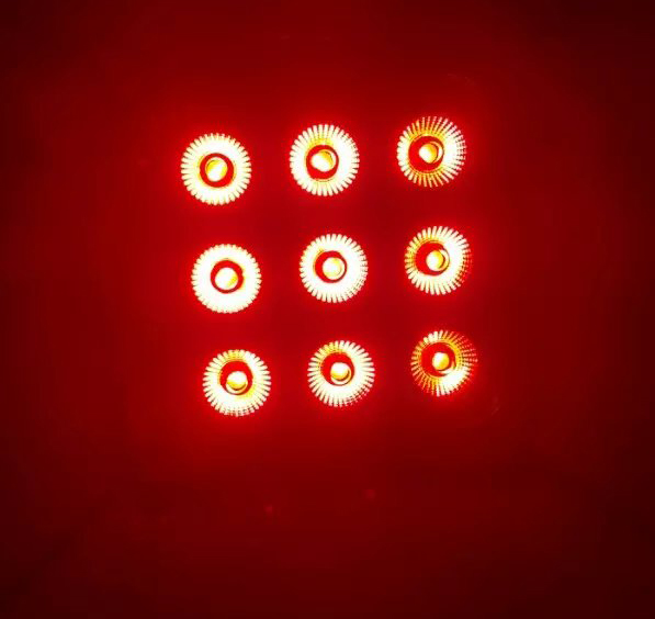 Commercial Quad Slim LED Par Light 9PCS 10 Watt For Event / Wedding Party