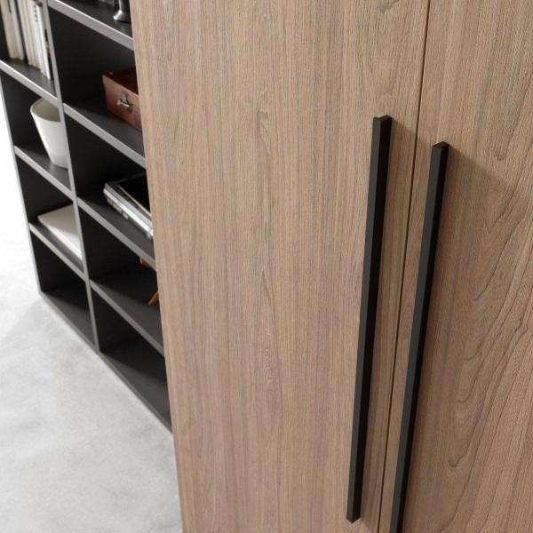 Design de meubles de luxe de style moderne Ensembles de cuisine en bois massif en mélamine