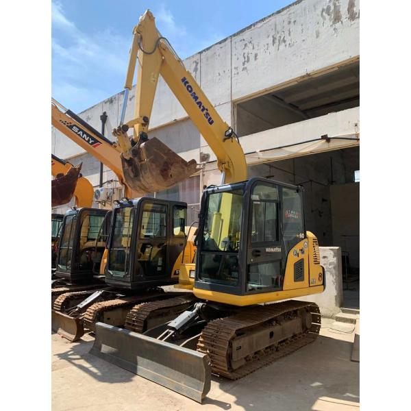 0.37м3 Подержанный экскаватор Komatsu PC60 8 с массой машины 6000 кг