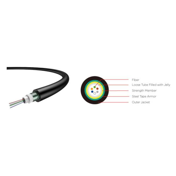 Оптический кабель 2-24F для внутренних и наружных помещений