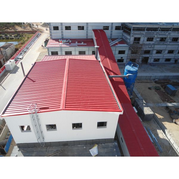 Prefabricated Steel Structure Building with Easy Installation, Corrosion Resistant and Wind Load Resistance
