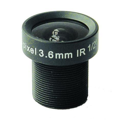 1/2 3.6mm/6mm/8mm/16mm F2.0 3MP 1080P M12x0.5 Mount Board Lens for security camera
