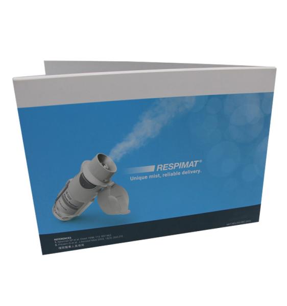 A5 Matt Cover Lcd Brochure Card , 4.3 Inch Promo Video Brochure For Business