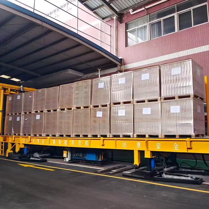Automatic Heavy‑Duty Container Push Loading Machine, 30Ton Capacity, Wireless Remote Control for Warehouse Manufacturing Logistics