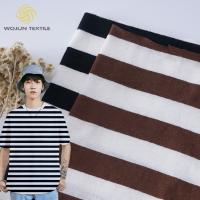 Durable Moisture Absorption Fashionable Striped Cotton Fabric For Casual Wear