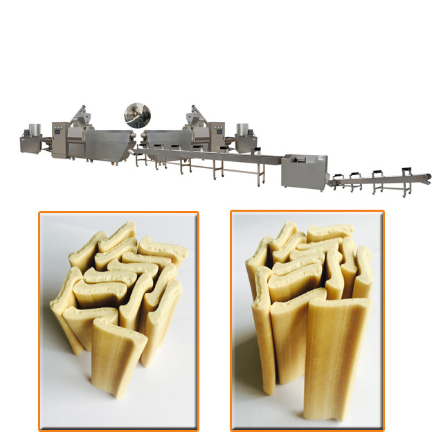 Chewing Treats Snack Dog Food Extruder Machine Sus Pet Food Production Line